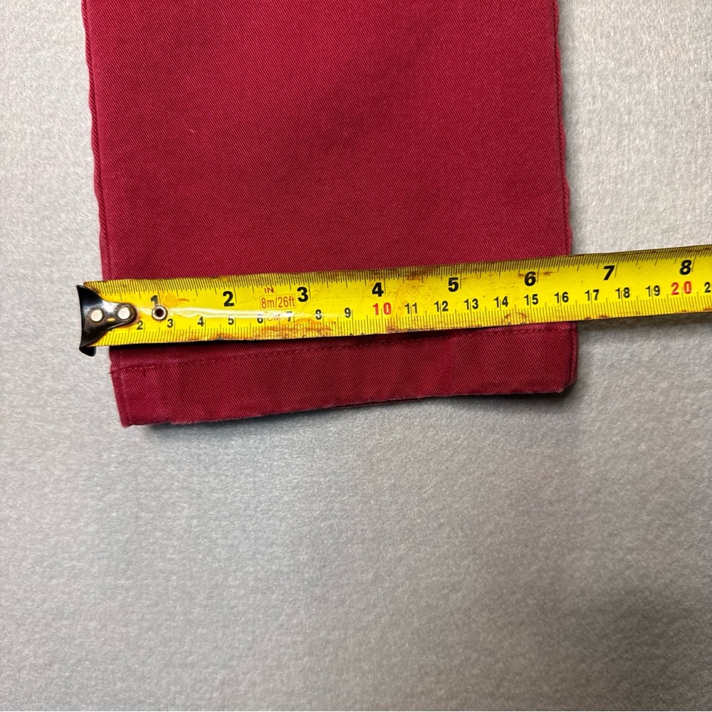 Brooks Brothers Women’s Natalie Fit 346 Chino Pants Size 6 Red/Burgundy 32x29 - Picture 12 of 13